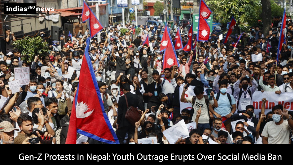 Nepal માં Gen-Z પ્રોટેસ્ટ્સ: સોશિયલ મીડિયા બેનથી ભડક્યો યુવાનોનો આક્રોશ